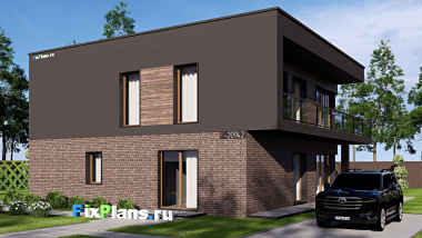 Проект двухэтажного дома 15 на 15