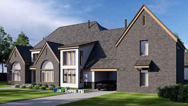 Проект дома с мансардой 39 на 26