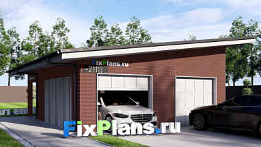 Проект одноэтажного дома 8 на 9