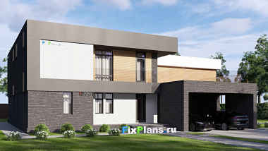 Проект двухэтажного дома 24 на 20