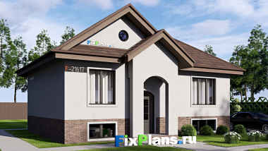 Проект одноэтажного дома 12 на 10